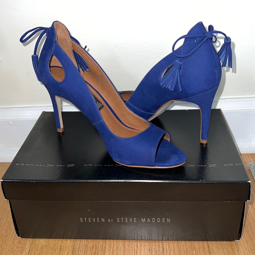 Blue SM heels